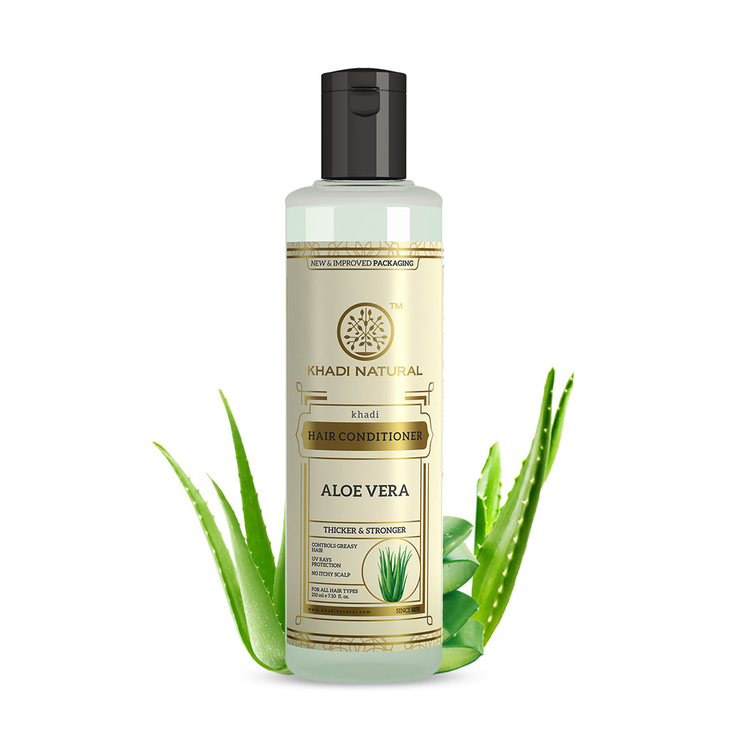 Khadi Natural Aloe Vera Hair Conditioner - 210ml Sale - Image 6 - Buy from Indicrest