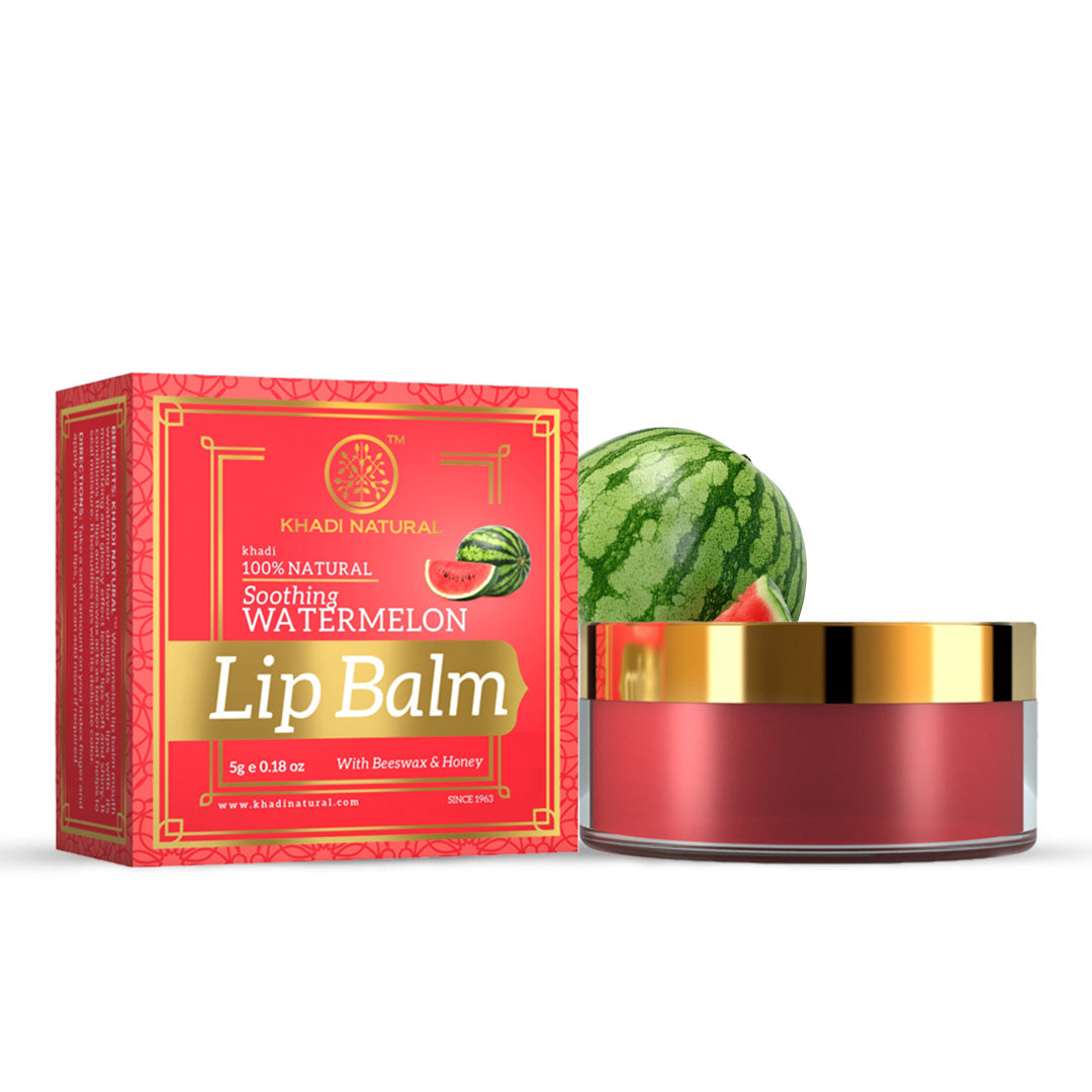 Khadi Natural Watermelon Lip Balm - 5gm - Buy from Indicrest