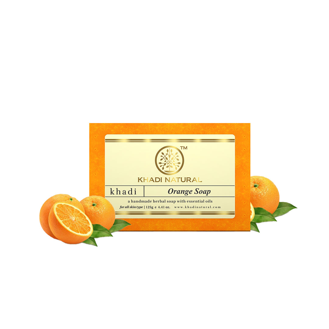 Khadi Natural Orange Soap 125gm - Image 6 - Buy from Indicrest