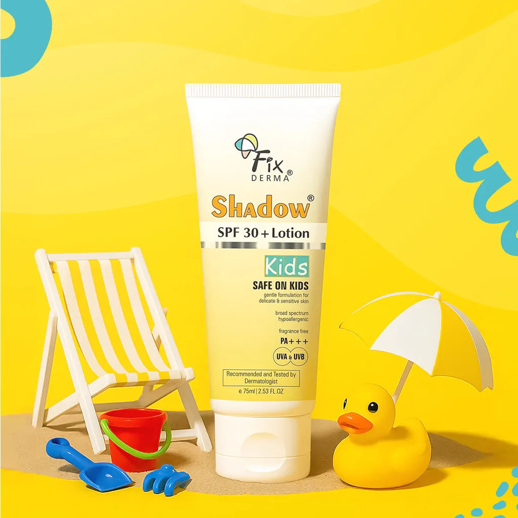 Fixderma Shadow Kids SPF 30+ Lotion | A Hypoallergenic Sunscreen for delicate skin of kids, 75g - Image 8 - Buy from Indicrest