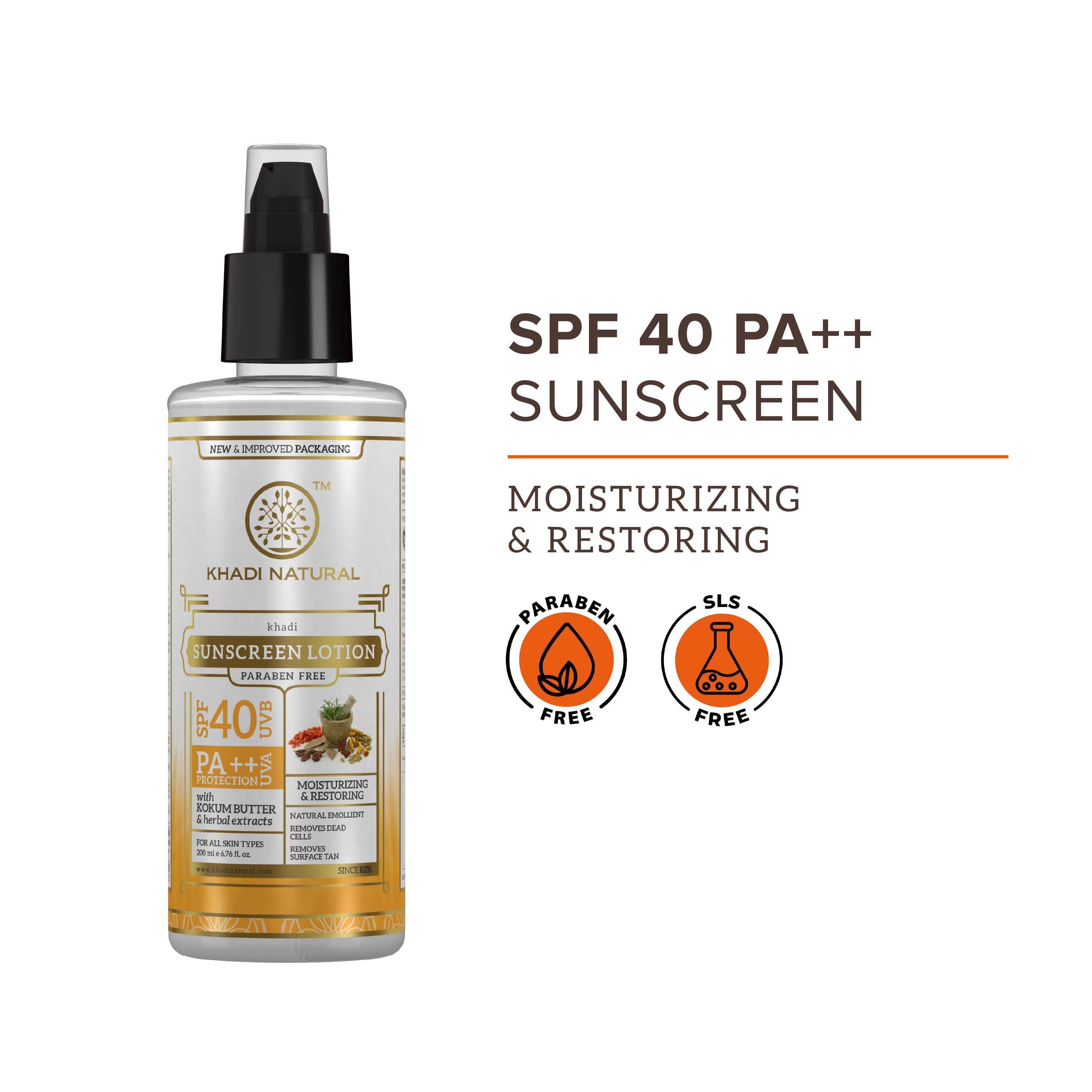 Khadi Natural Sunscreen Moisturising Lotion - SPF 40 - 100ml - Image 5 - Buy from Indicrest