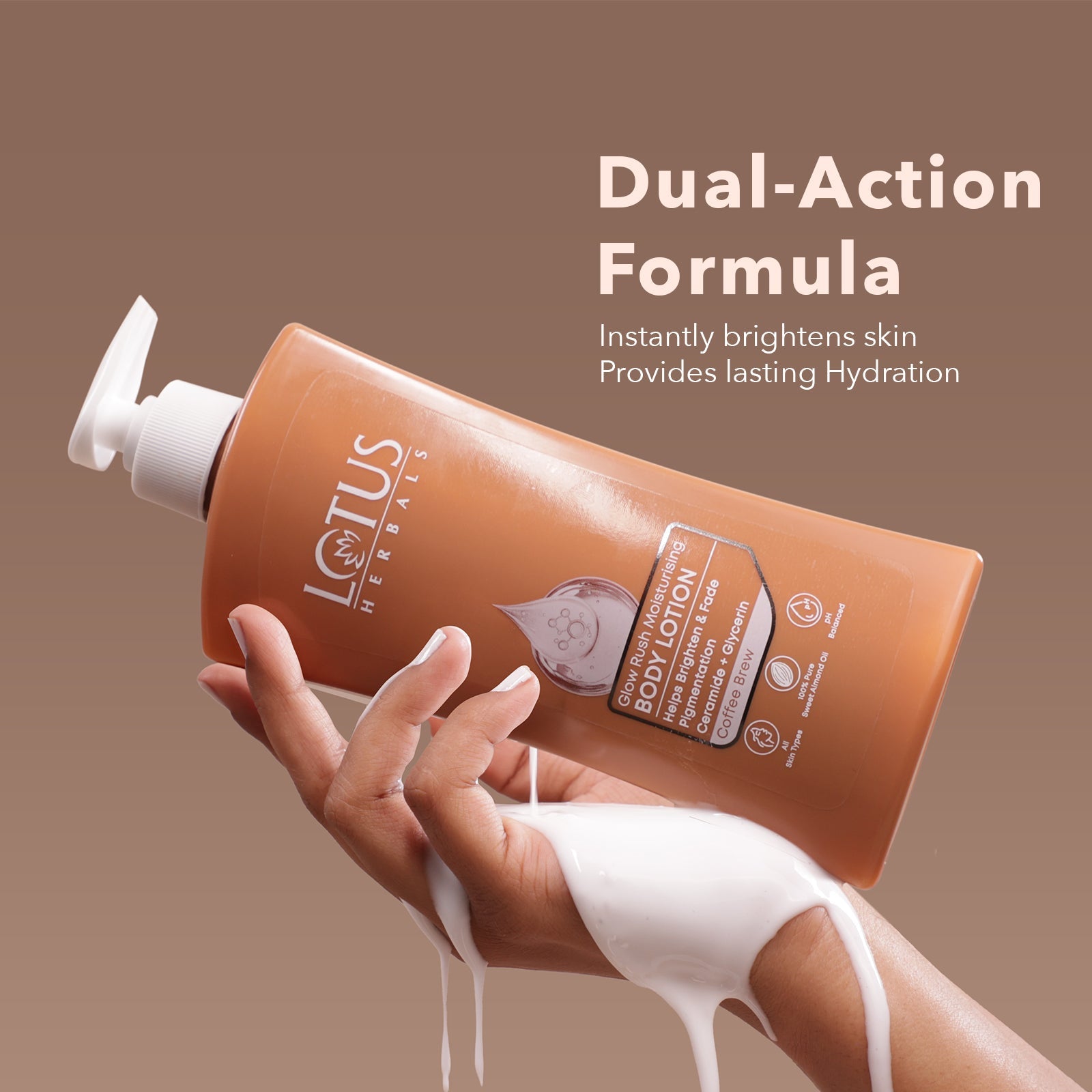 Lotus Herbals Glow Rush Moisturising Body Lotion, 400ml