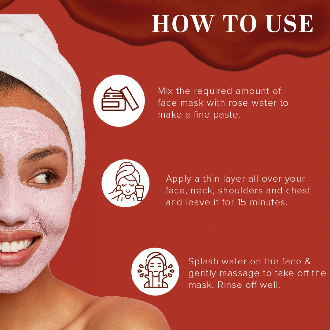 Khadi Natural Rose Face Pack - 100gm - Image 5 - Buy from Indicrest