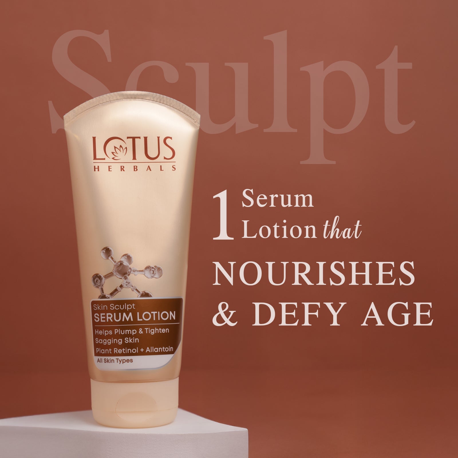 Lotus Herbals Skin Sculpt Serum Lotion, 200ml