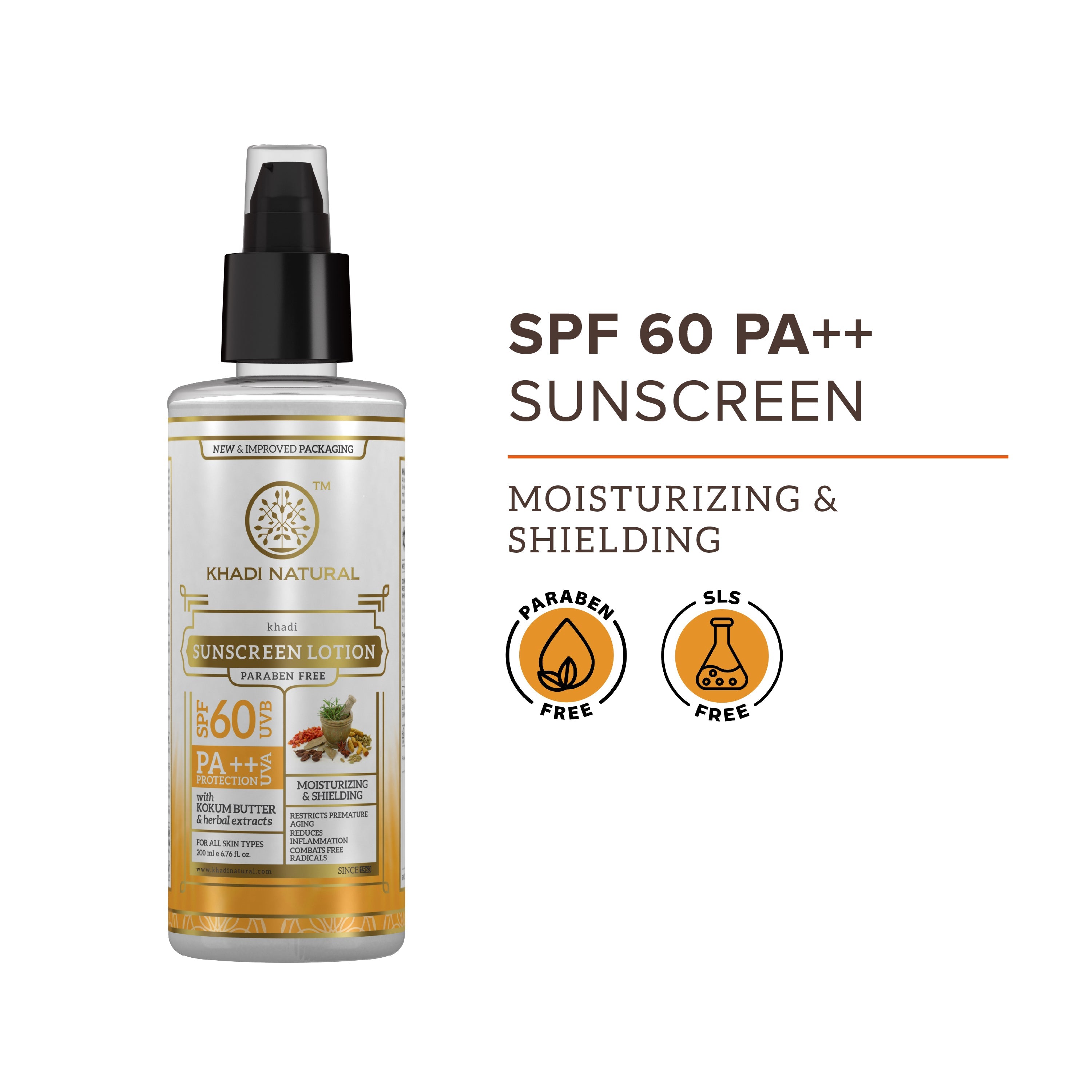 Khadi Natural Sunscreen Moisturising Lotion - SPF 60 - 100ml - Image 5 - Buy from Indicrest