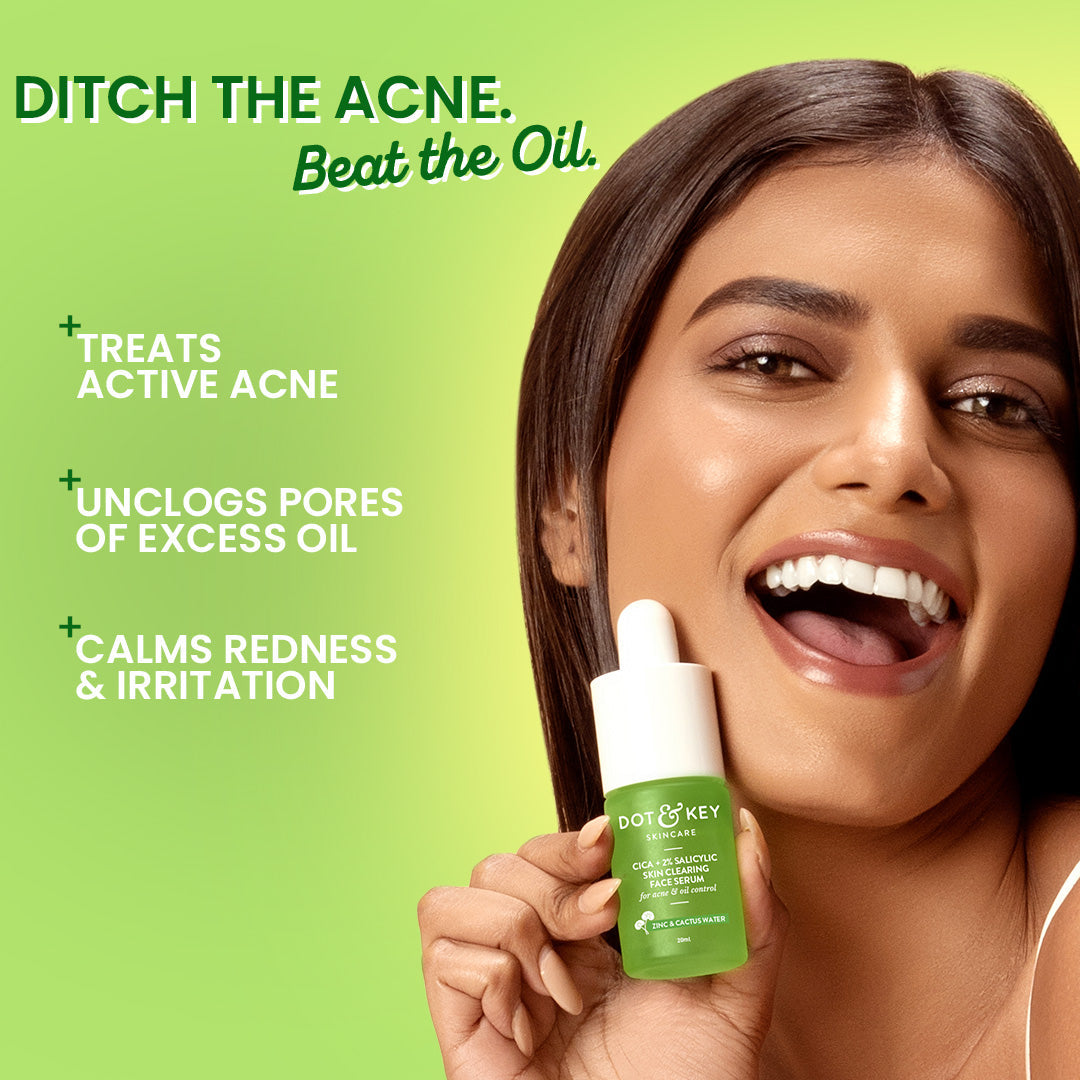 Dot & Key Cica + 2% Salicylic Acid Serum for Acne, 30ml