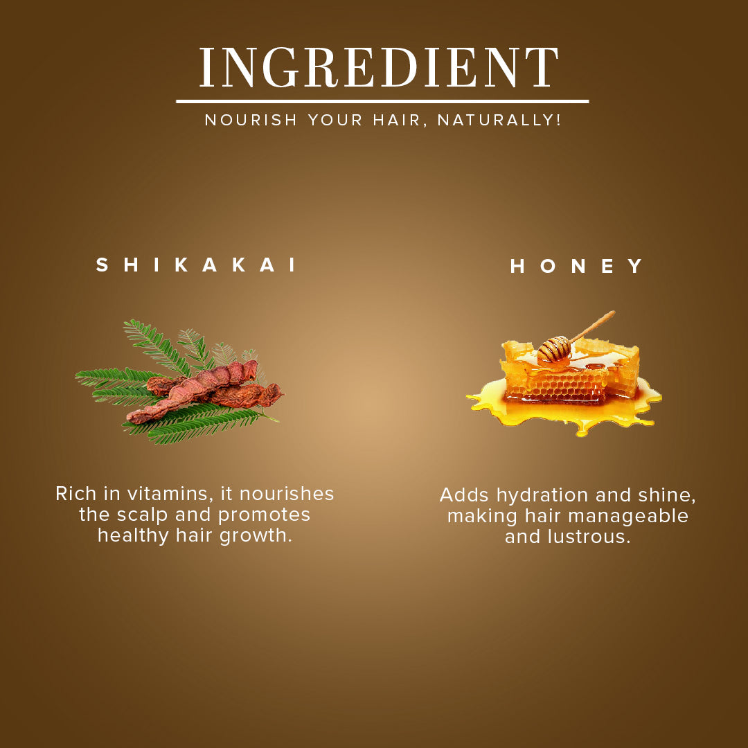 Khadi Natural Shikakai & Honey Hair Mask - Powered Botanics - 200gm - Image 3 - Buy from Indicrest