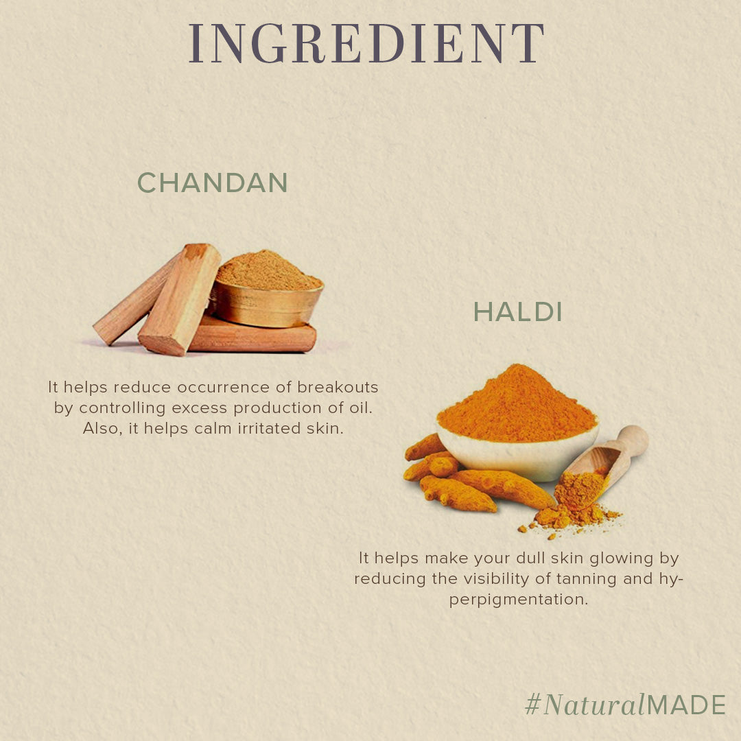 Khadi Natural Herbal Chandan Haldi Soap Combo Pack Of 8 – 125gm Each - Image 3 - Buy from Indicrest