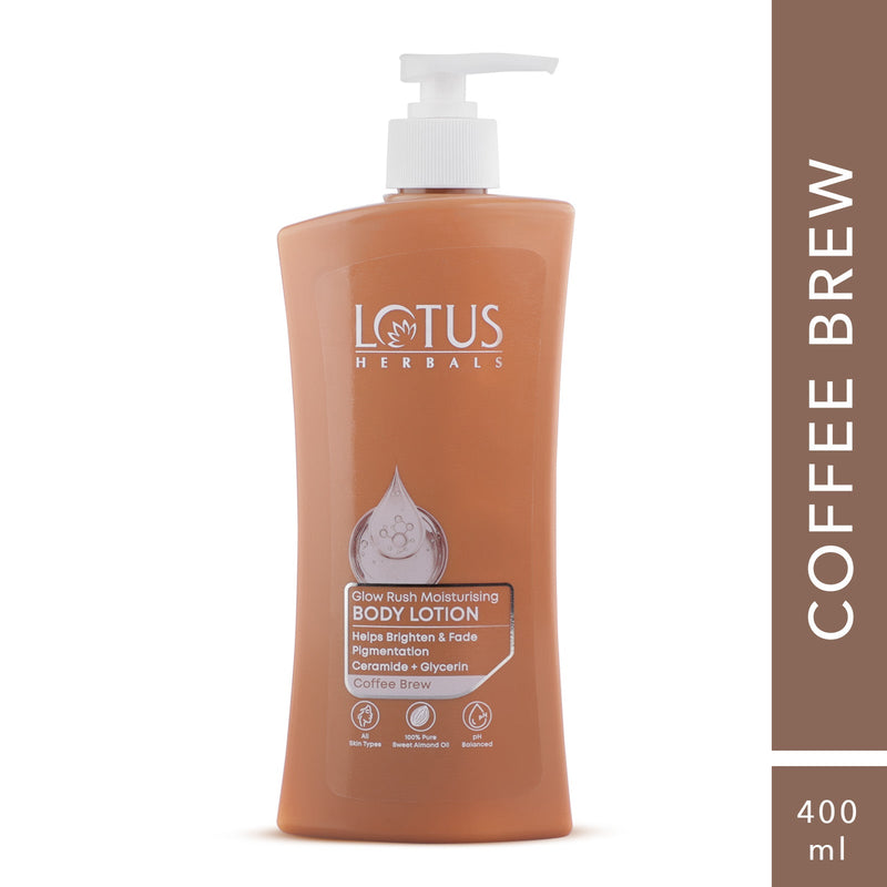 Lotus Herbals Glow Rush Moisturising Body Lotion, 400ml