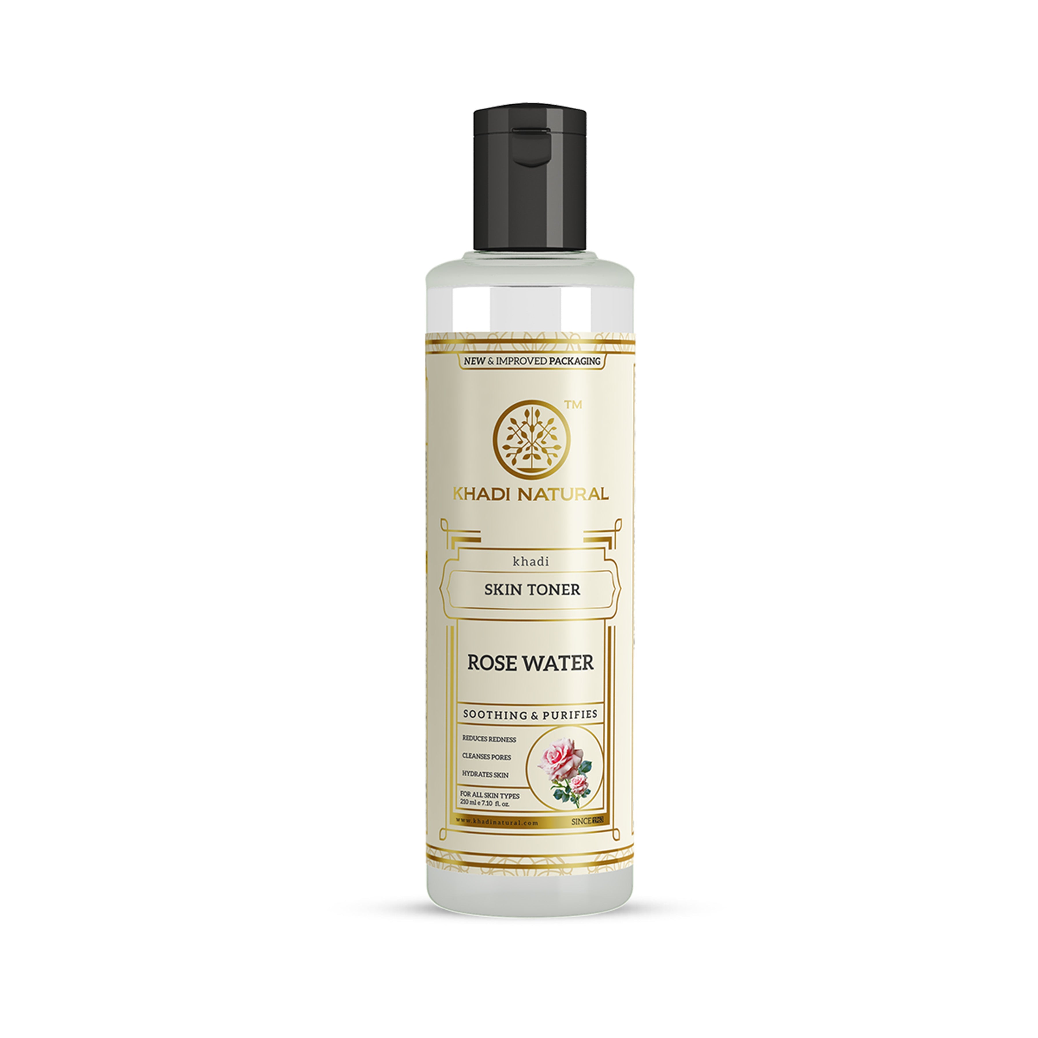 Khadi Natural Pure Rose Water Skin Toner - 210ml - Image 9 - Buy from Indicrest