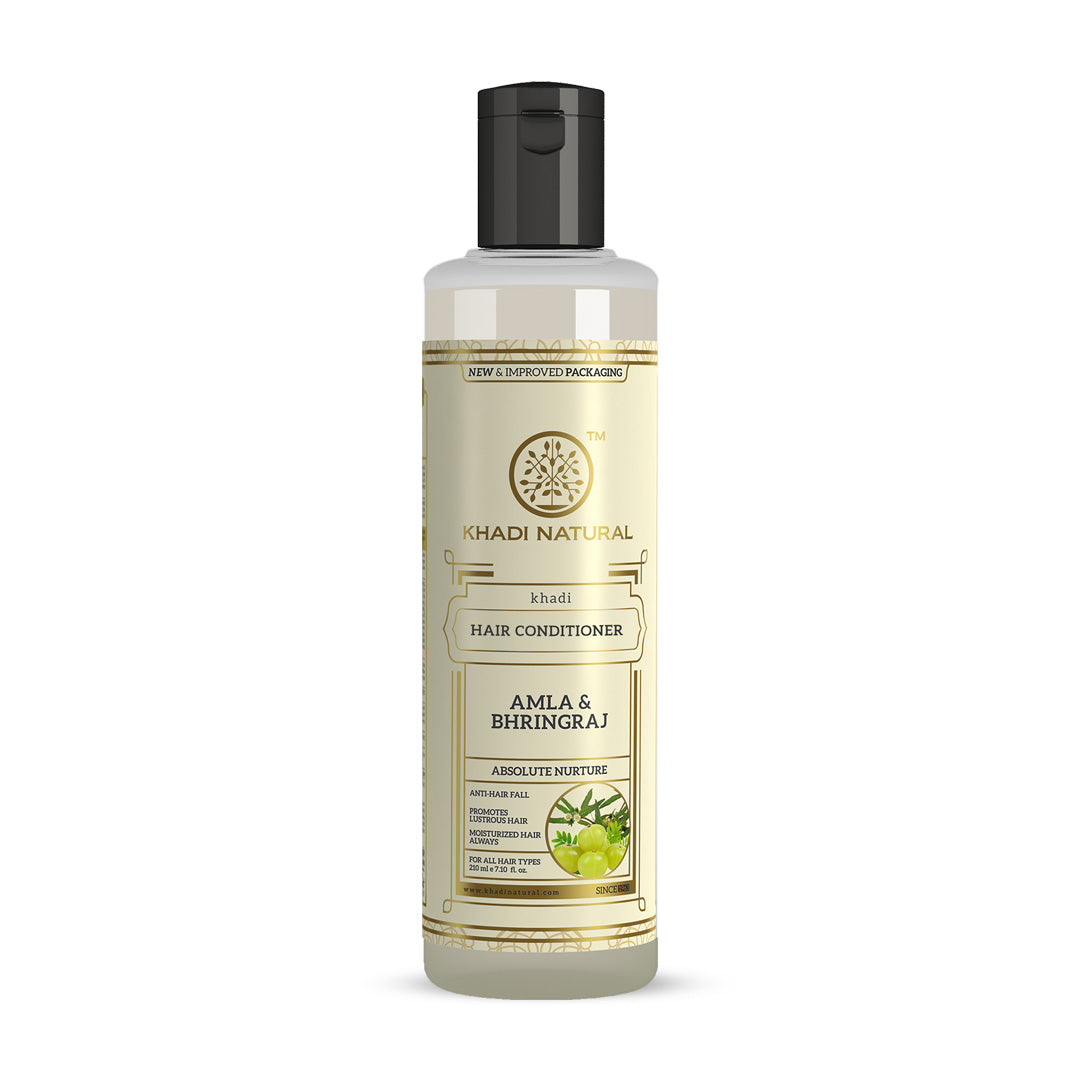 Khadi Natural Amla & Bhringraj Hair Conditioner - 210ml - Image 9 - Buy from Indicrest