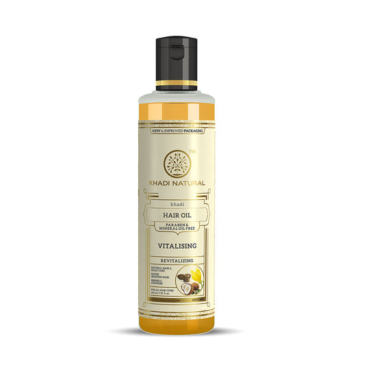 Khadi Natural Vitalising Hair Oil Paraben Mineral Free - 210ml - Buy from Indicrest