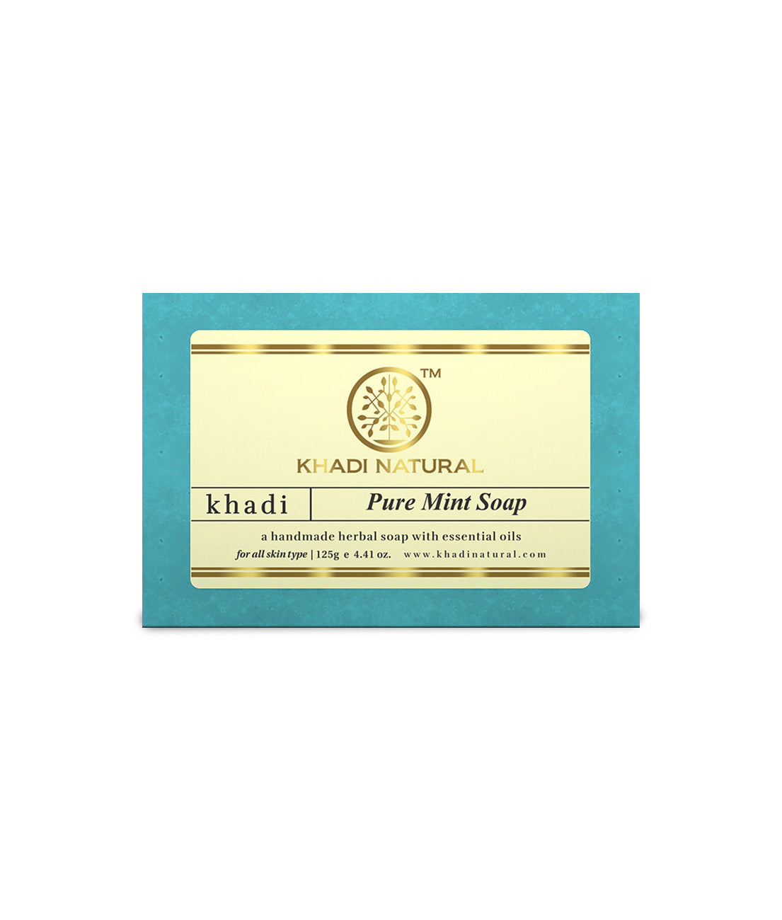 Khadi Natural Pure Mint Soap 125gm - Buy from Indicrest
