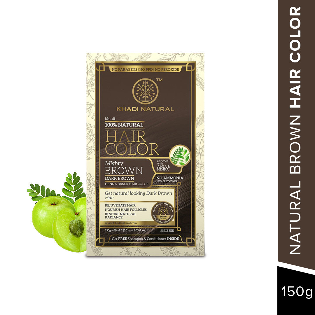 Khadi Natural Mighty Brown Hair Color - 150gm - Image 6 - Buy from Indicrest