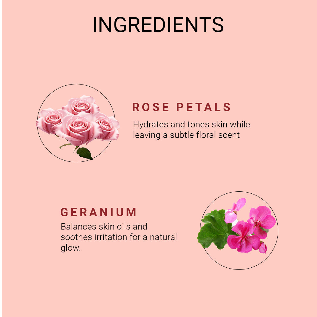Khadi Natural Rose & Geranium with Rose Petals Bath Salt - 200gm - Image 3 - Buy from Indicrest