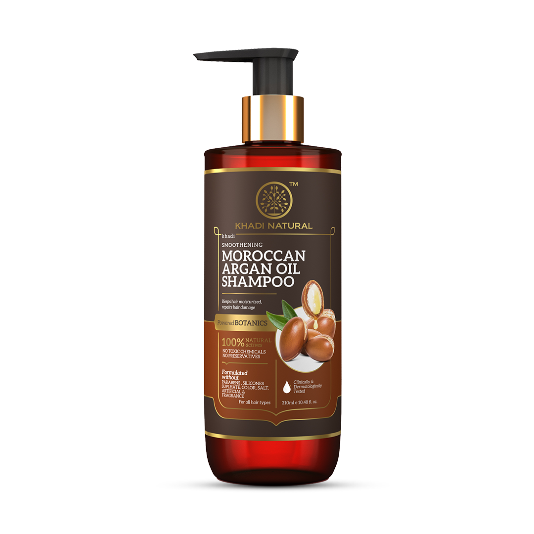 Khadi Natural Moroccan Argan Hair Shampoo Sulphate free - 310ml - Buy from Indicrest