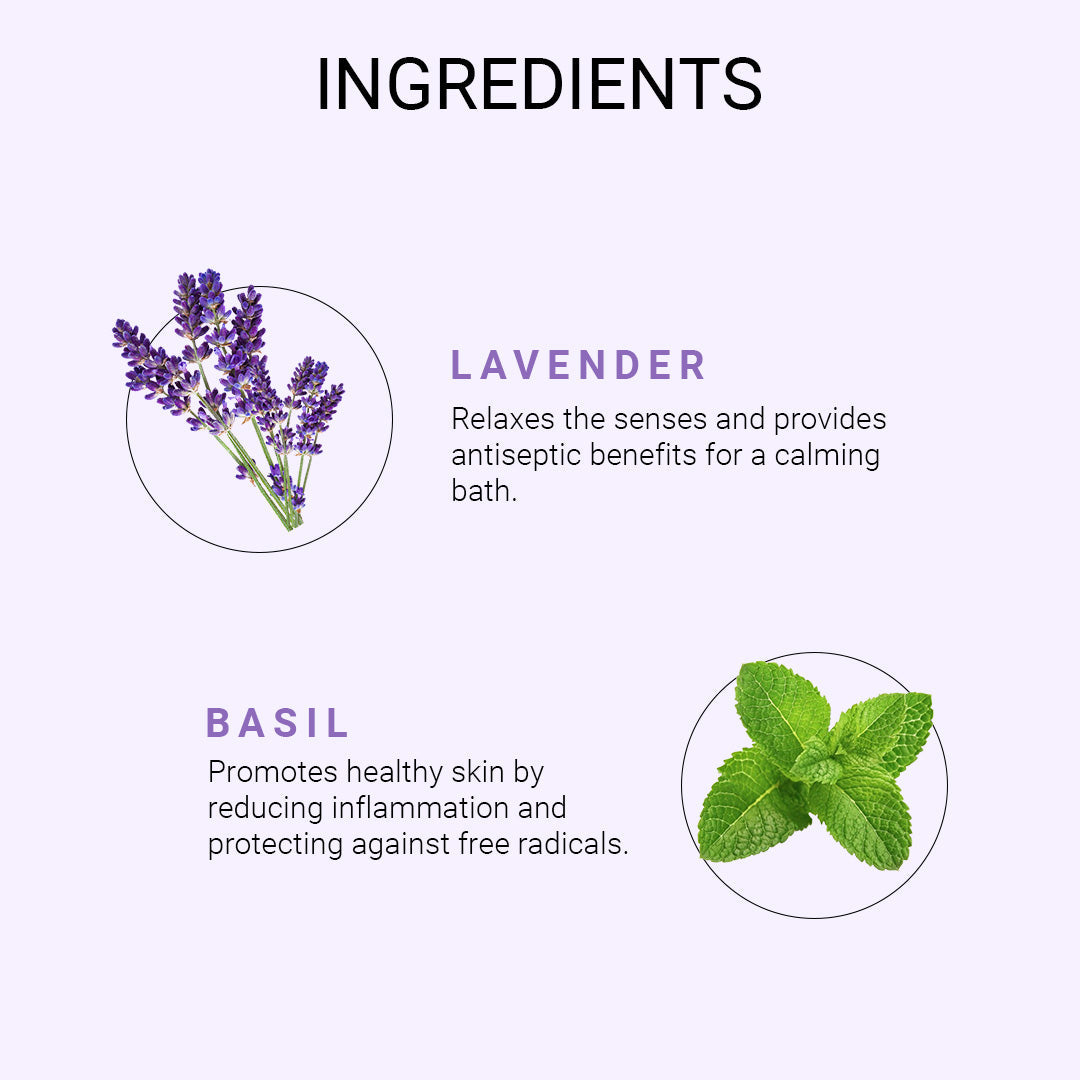 Khadi Natural Lavender & Basil Bath Salt - 200gm - Image 3 - Buy from Indicrest