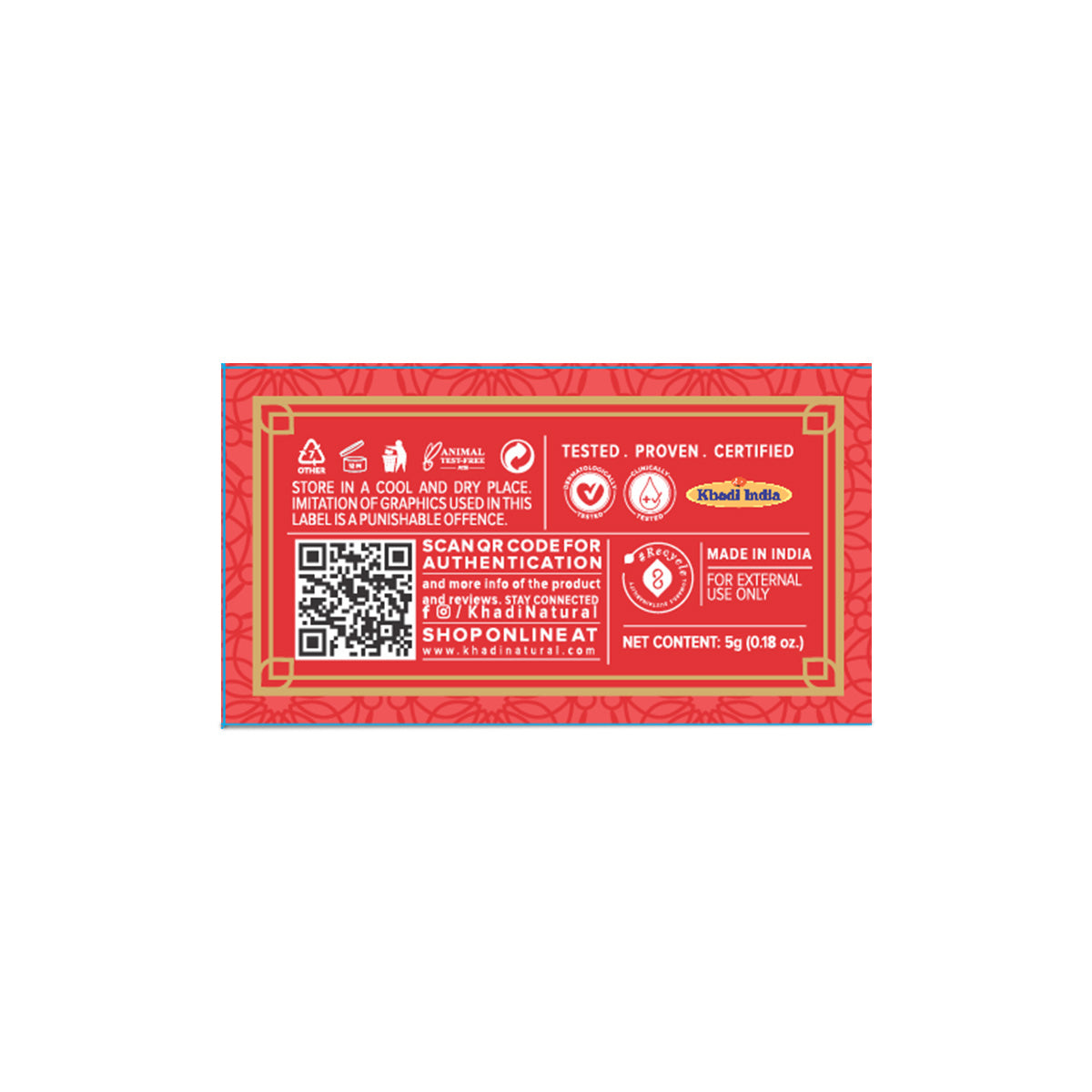 Khadi Natural Watermelon Lip Balm - With Beeswax & Honey Combo Pack Of 3 - 5g Each - Image 5 - Buy from Indicrest