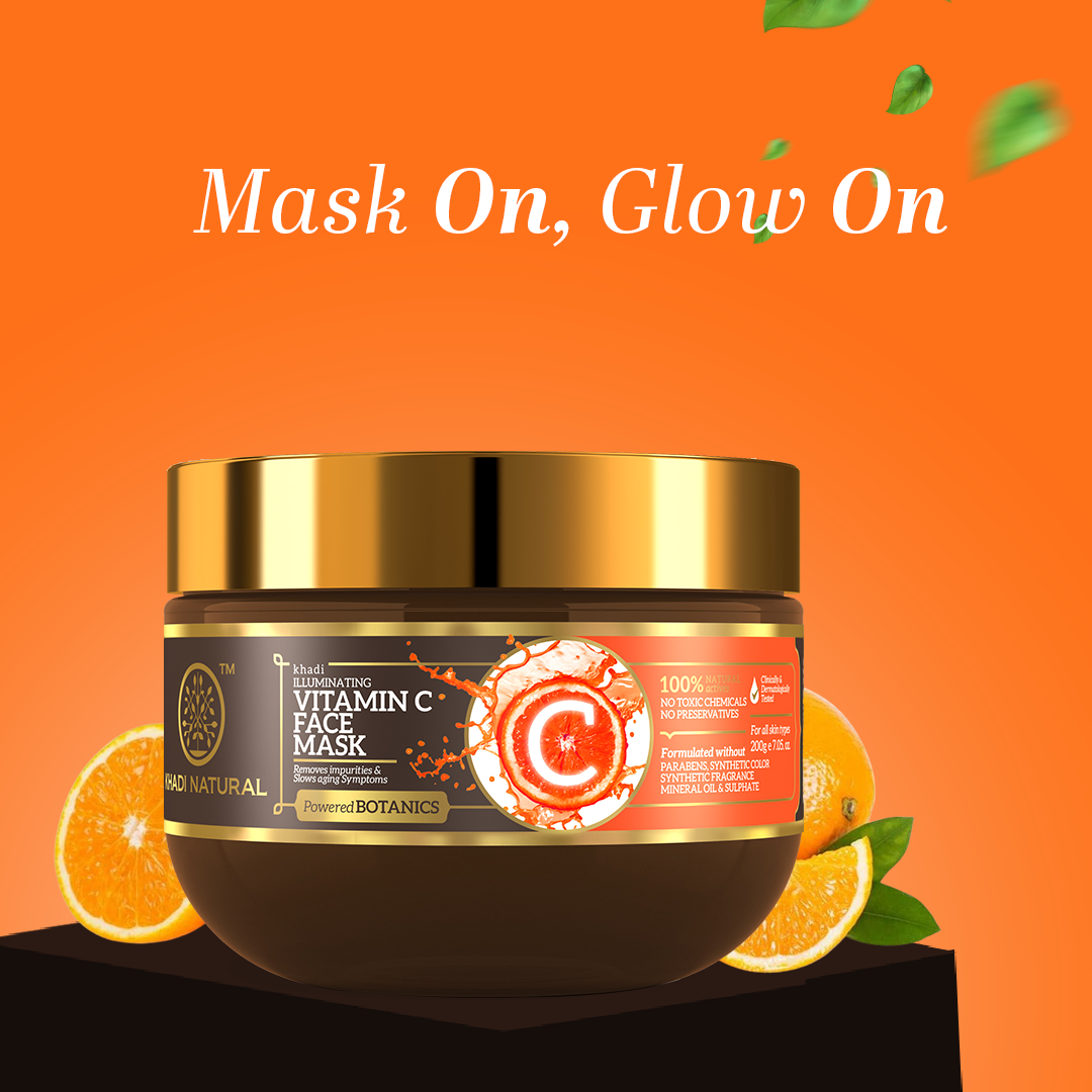 Khadi Natural Vitamin C Face Mask - 200gm - Image 8 - Buy from Indicrest
