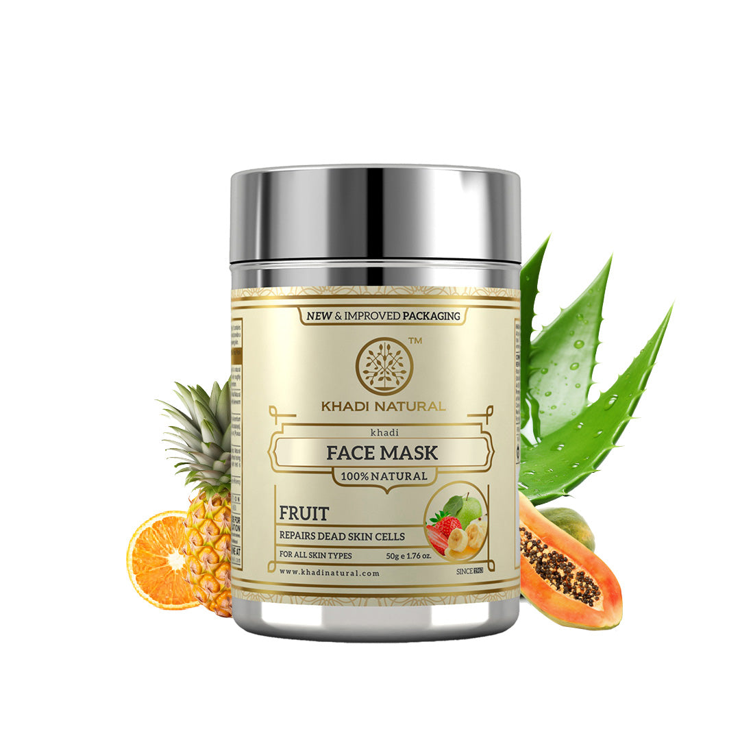 Khadi Natural Fruit Face Mask - 50gm - Image 6 - Buy from Indicrest