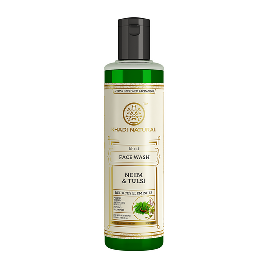 Khadi Natural Neem & Tulsi Face Wash - 210ml - Buy from Indicrest