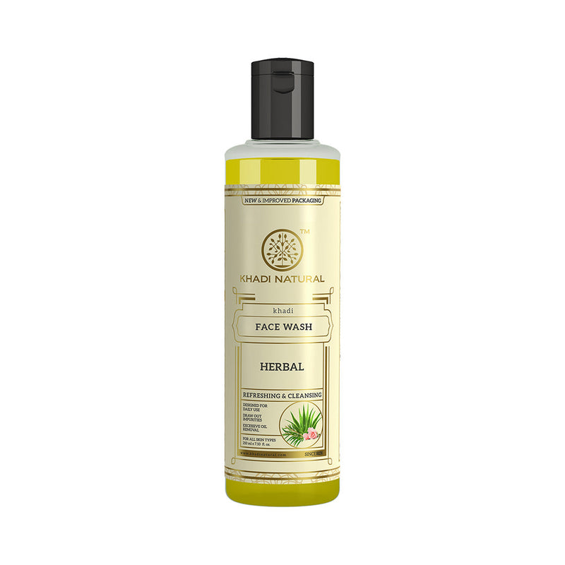 Khadi Natural Herbal Face Wash - 210ml - Buy from Indicrest