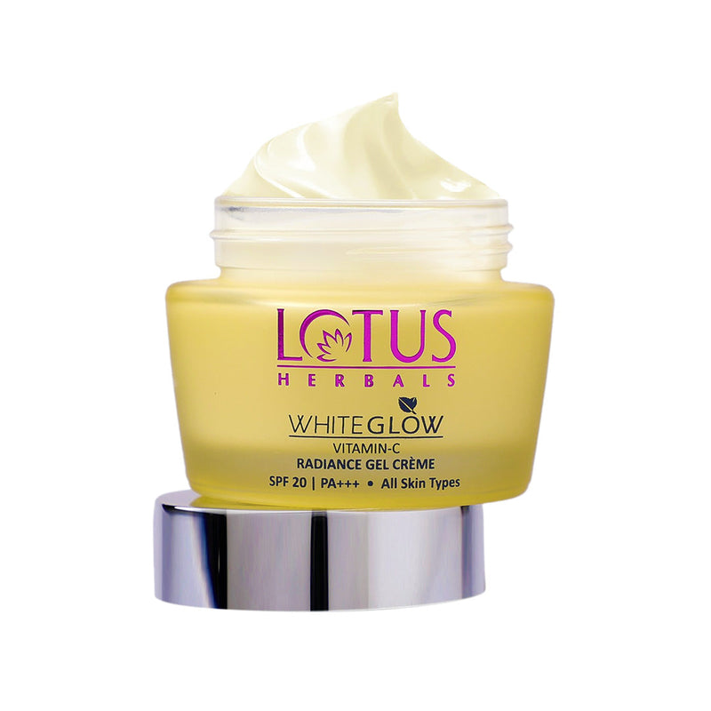 Lotus Herbals WhiteGlow Vitamin-C Radiance Gel Creme SPF 20 PA+++, 50g