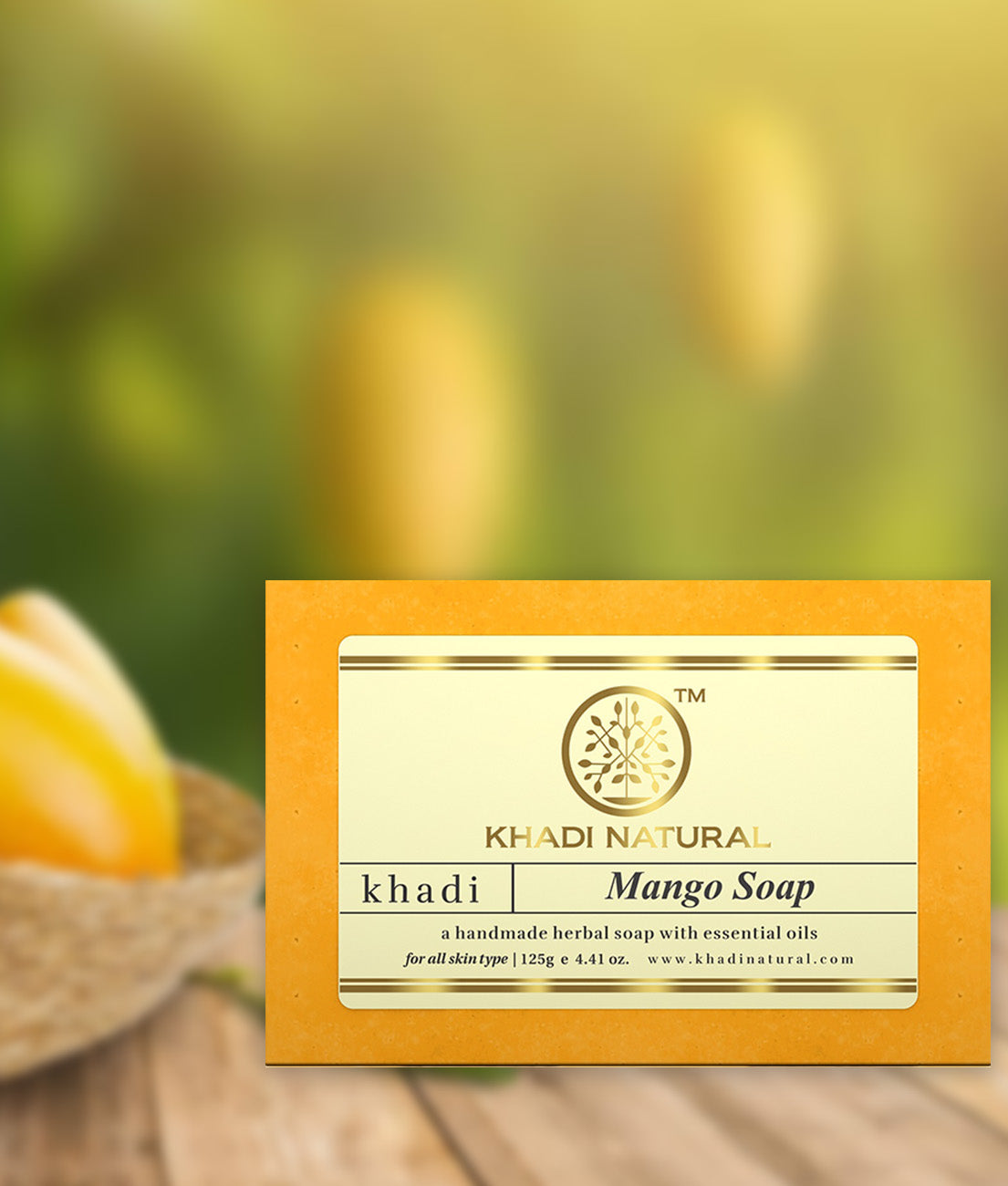 Khadi Natural Mango Soap - 125gm - Image 8 - Buy from Indicrest