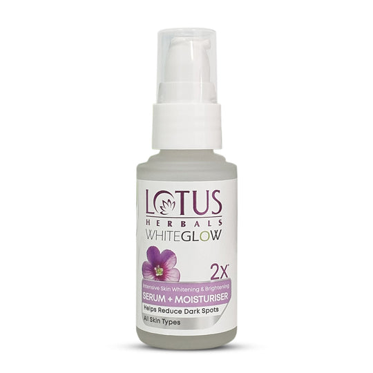 Lotus Herbals WhiteGlow Skin Brightening Serum+ Moisturiser, 30ml