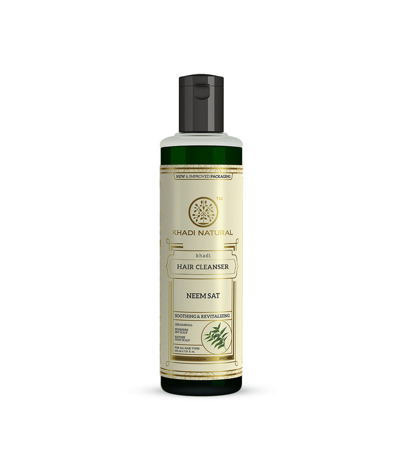 Khadi Natural Neem Sat Hair Cleanser - 210ml - Buy from Indicrest