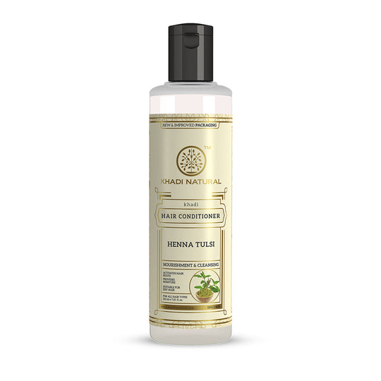 Khadi Natural Henna Tulsi Hair Conditioner - 210ml - Buy from Indicrest