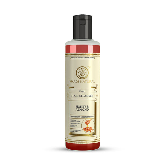 Khadi Natural Honey & Almond Hair Cleanser - 210ml - Buy from Indicrest