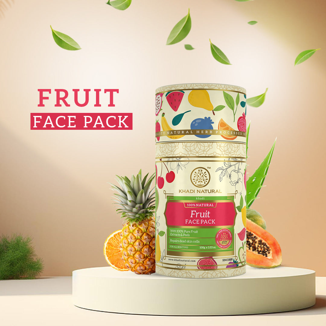Khadi Natural Fruit Face Pack - 100gm - Image 8 - Buy from Indicrest