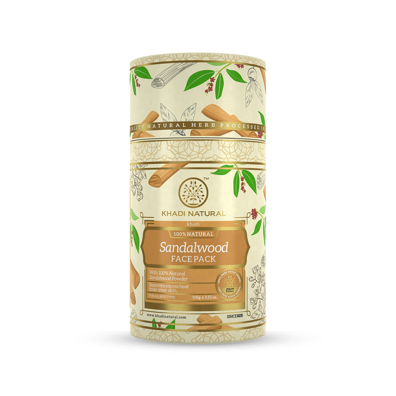 Khadi Natural Sandalwood Face Pack - 100gm - Buy from Indicrest