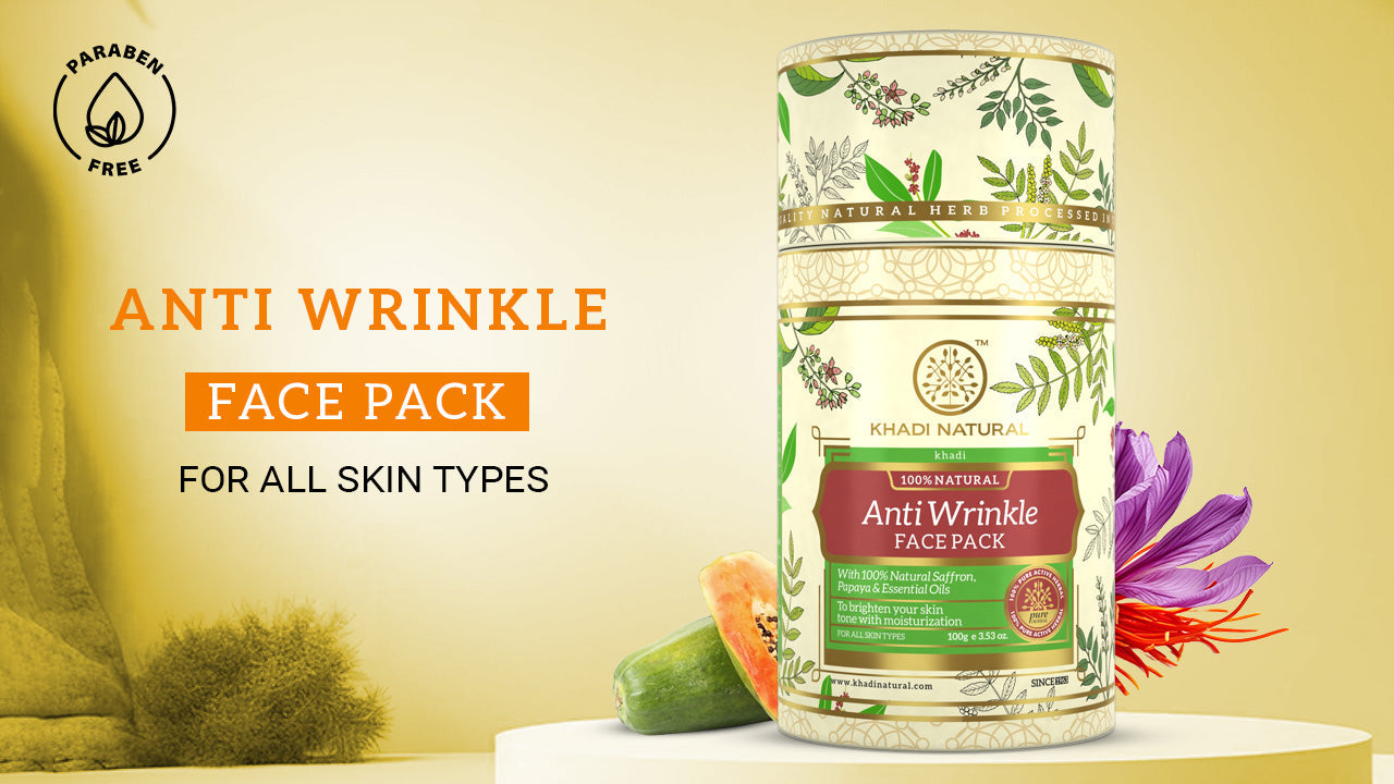 Khadi Natural Anti Wrinkle Face Pack - 50gm - Image 5 - Buy from Indicrest