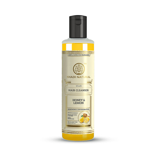 Khadi Natural Honey & Lemon Hair Cleanser - 210ml - Buy from Indicrest