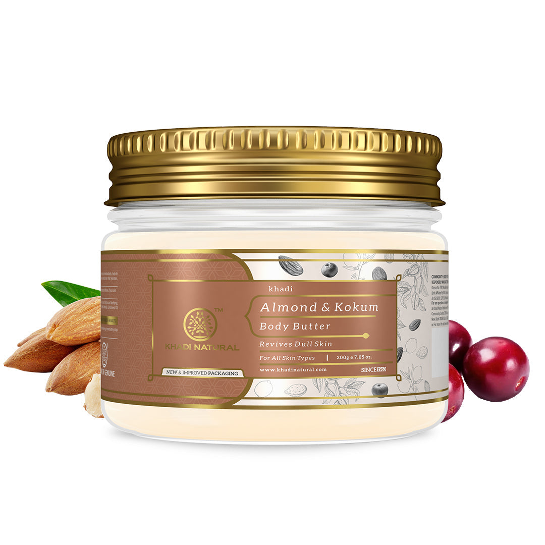 Khadi Natural Almond & Kokum Body Butter - 200gm - Image 5 - Buy from Indicrest