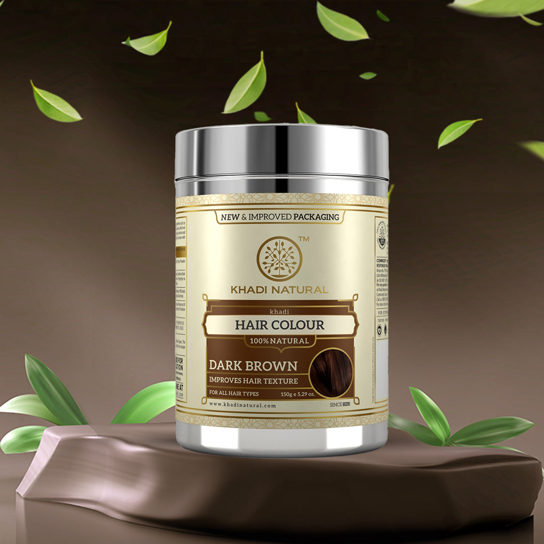 Khadi Natural Hair Colour Dark Brown - 150gm - Image 7 - Buy from Indicrest