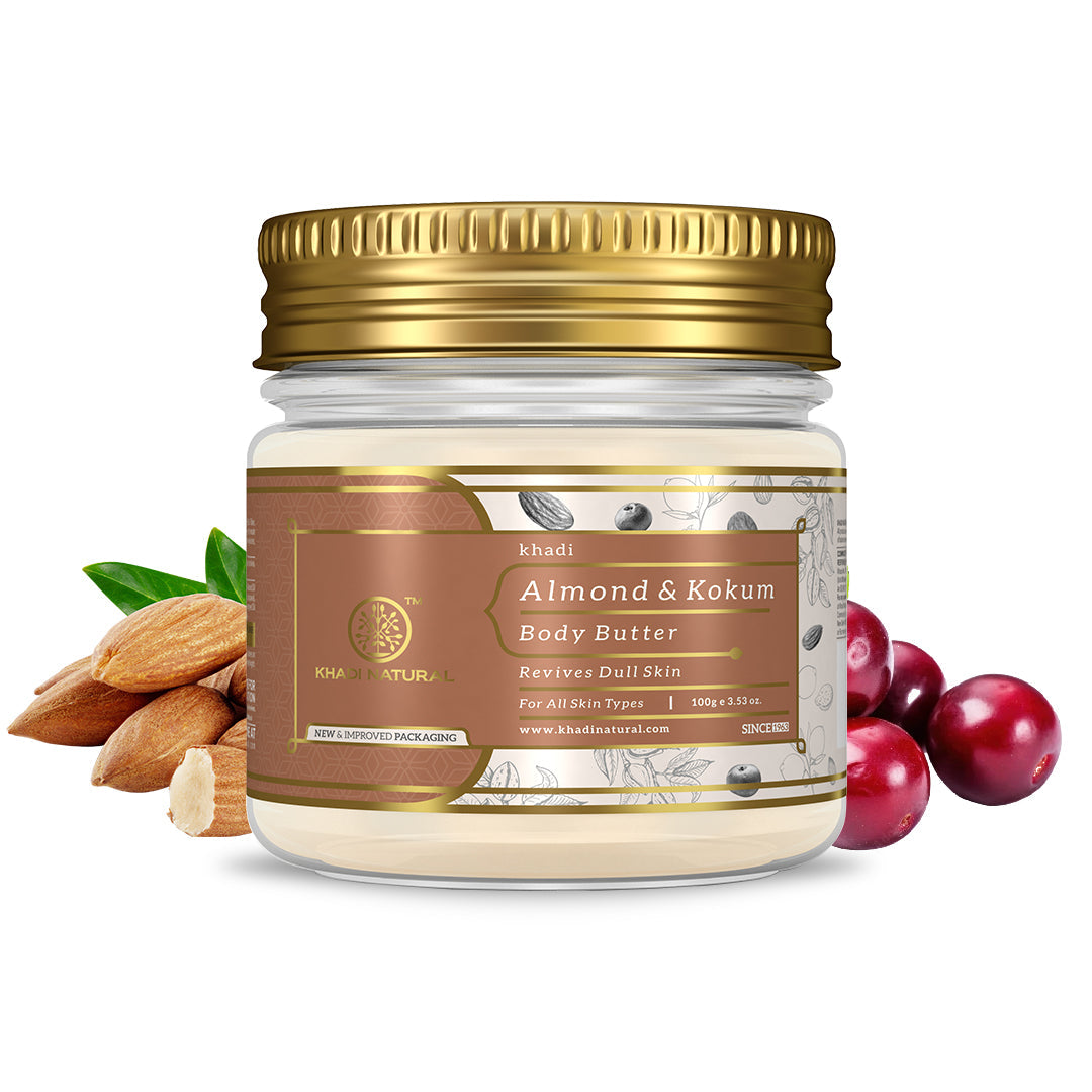 Khadi Natural Almond & Kokum Body Butter - 100gm Sale - Image 5 - Buy from Indicrest