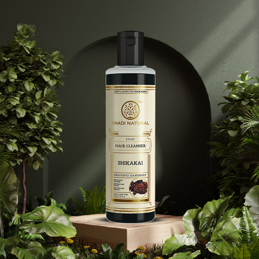 Khadi Natural Shikakai Hair Cleanser - 210ml - Image 7 - Buy from Indicrest