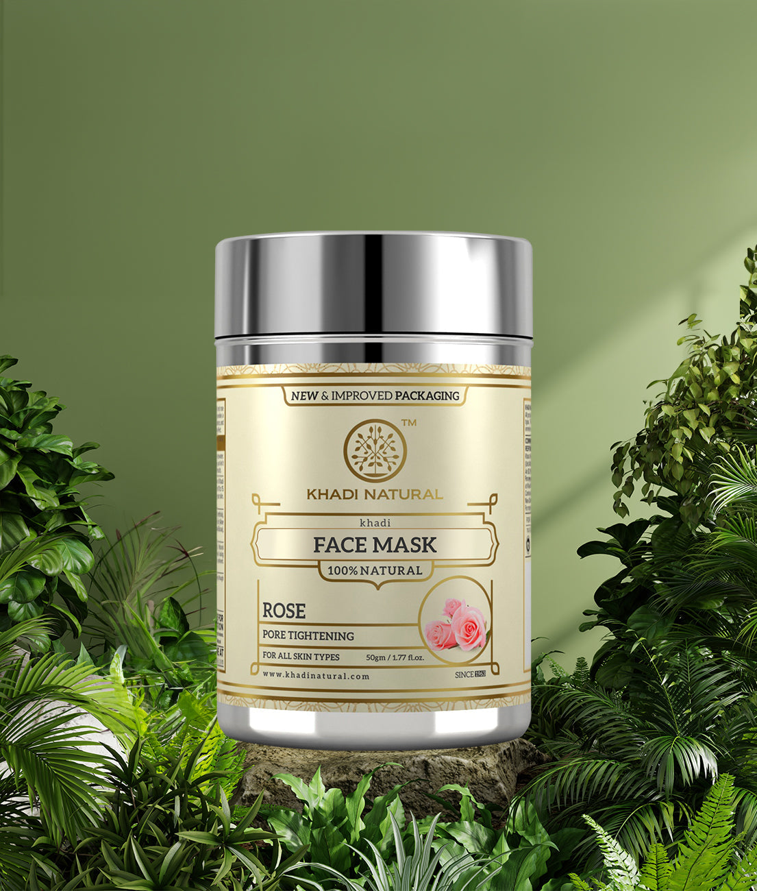 Khadi Natural Rose Face Mask - 50gm - Image 10 - Buy from Indicrest