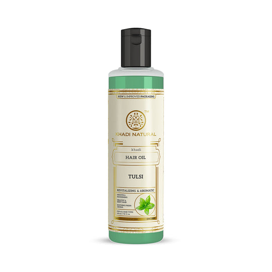 Khadi Natural Tulsi Hair Oil - 210ml Sale - Buy from Indicrest