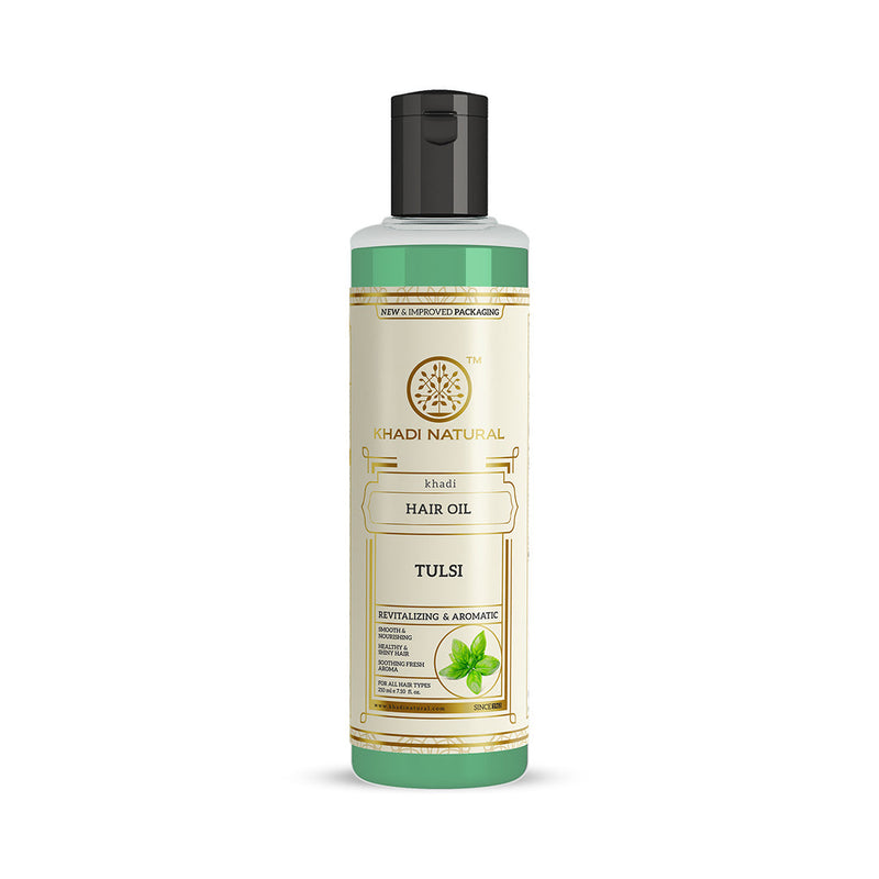 Khadi Natural Tulsi Hair Oil - 210ml Sale - Buy from Indicrest