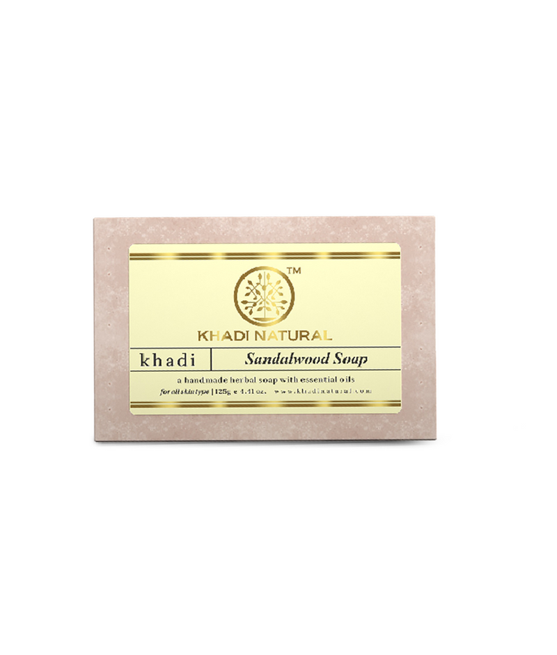Khadi Natural Herbal Sandalwood Soap - 125gm - Buy from Indicrest