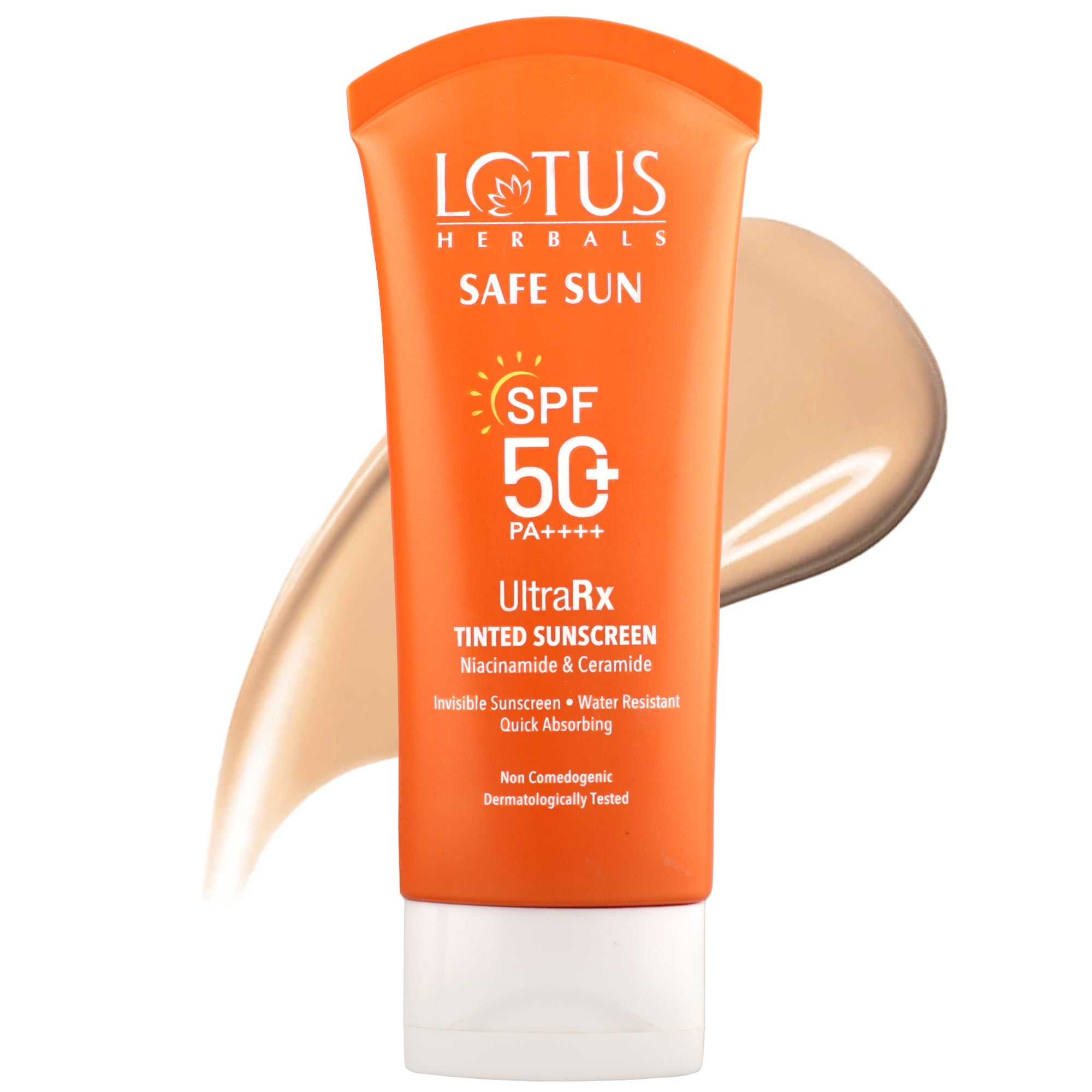 Lotus Herbals Safe Sun UltraRx Tinted Sunscreen SPF 50+, S2 - 50g