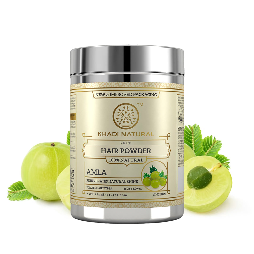 Khadi Natural Organic Amla Hair Color Powder - 150gm - Image 6 - Buy from Indicrest