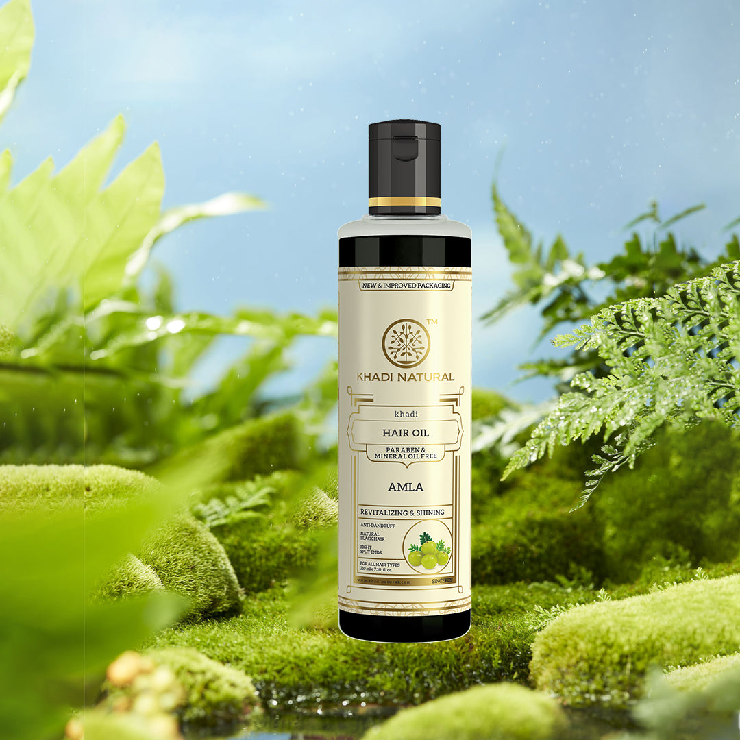 Khadi Natural Pure Amla Hair Oil Paraben & Mineral Free - 210ml - Image 8 - Buy from Indicrest