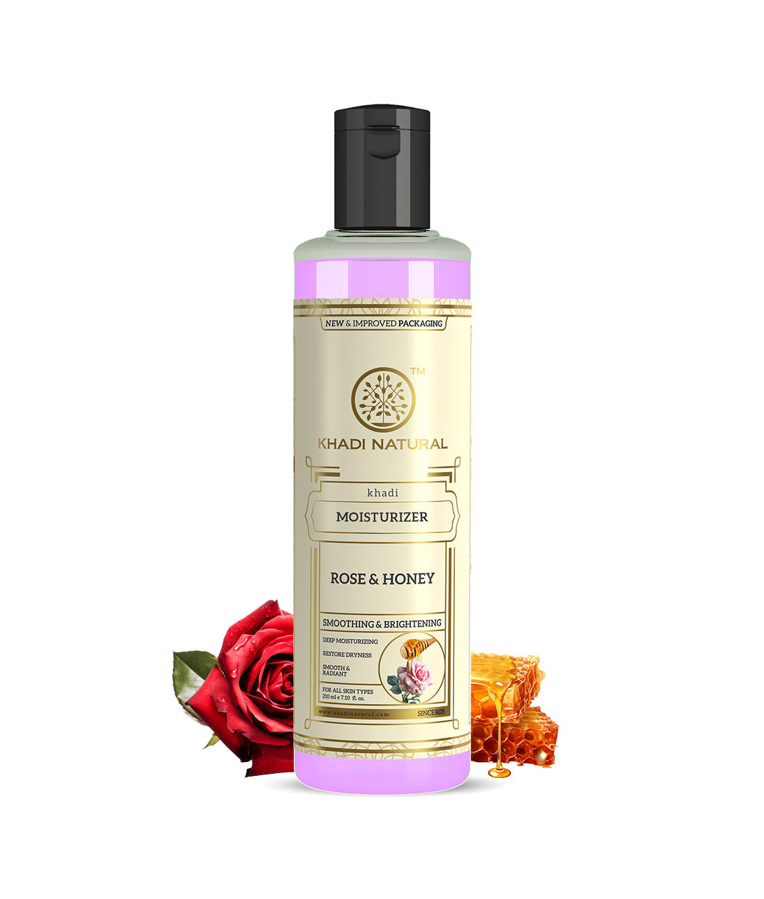 Khadi Natural Rose & Honey Moisturizer - 210ml - Image 6 - Buy from Indicrest