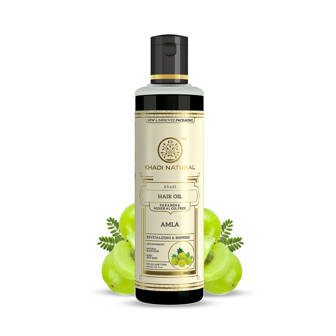Khadi Natural Pure Amla Hair Oil Paraben & Mineral Free - 210ml - Image 6 - Buy from Indicrest