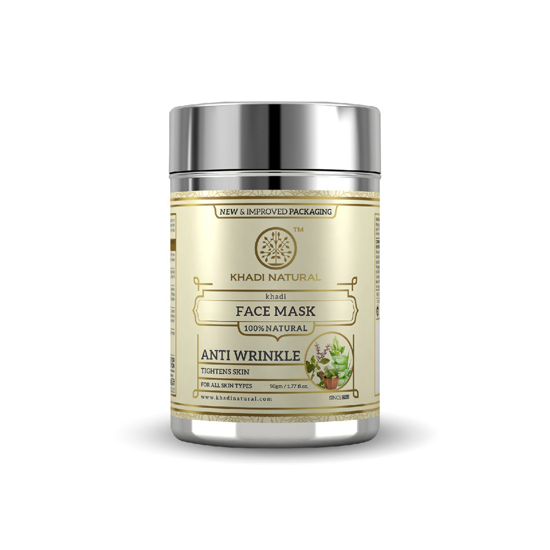 Khadi Natural Anti Wrinkle Face Mask Combo Pack Of 2 - 50gm Each Sale - Image 6 - Buy from Indicrest